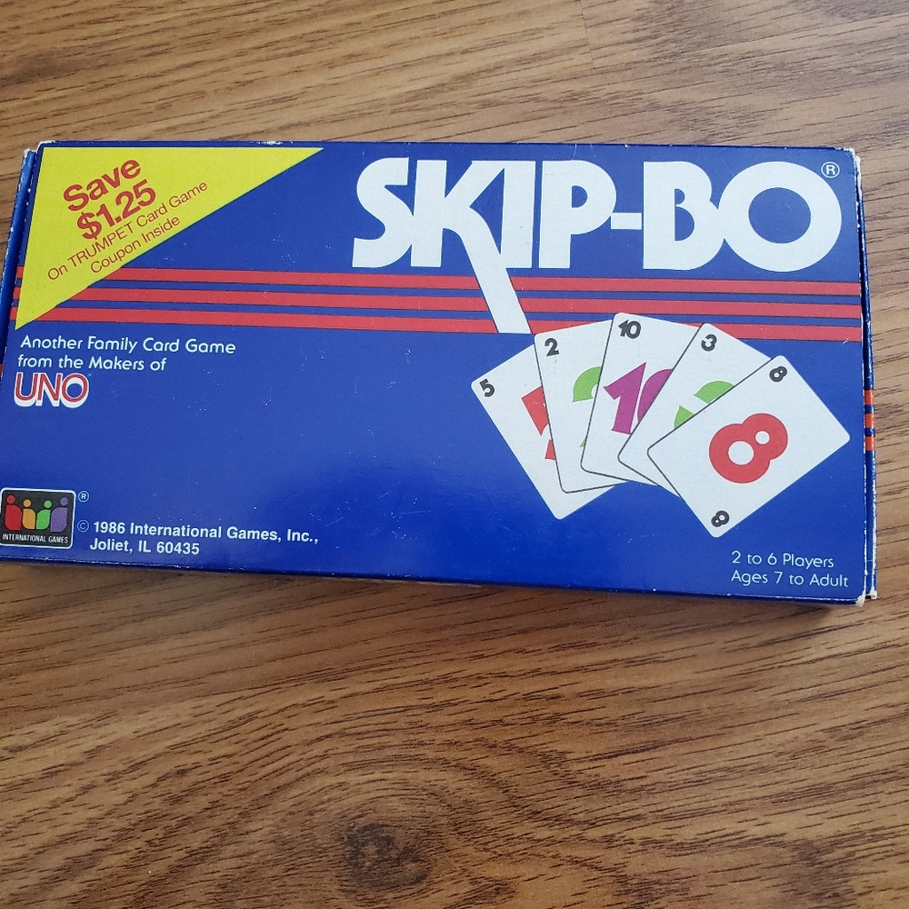 1986 Skip-Bo Card Game